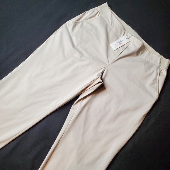 Vineyard Vines Mens Size XL NWT Performance Knit Twill Pant Stone Beige 2P001323 - Picture 1 of 9